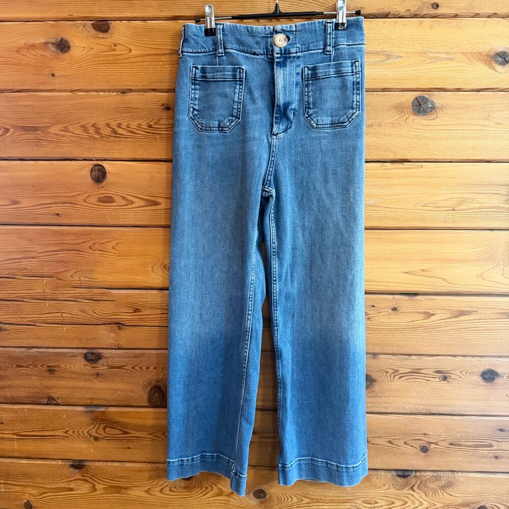 Anthropologie Maeve Colette Wide Leg Jeans Size 26